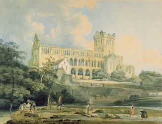 Jedburgh Abbey from the River